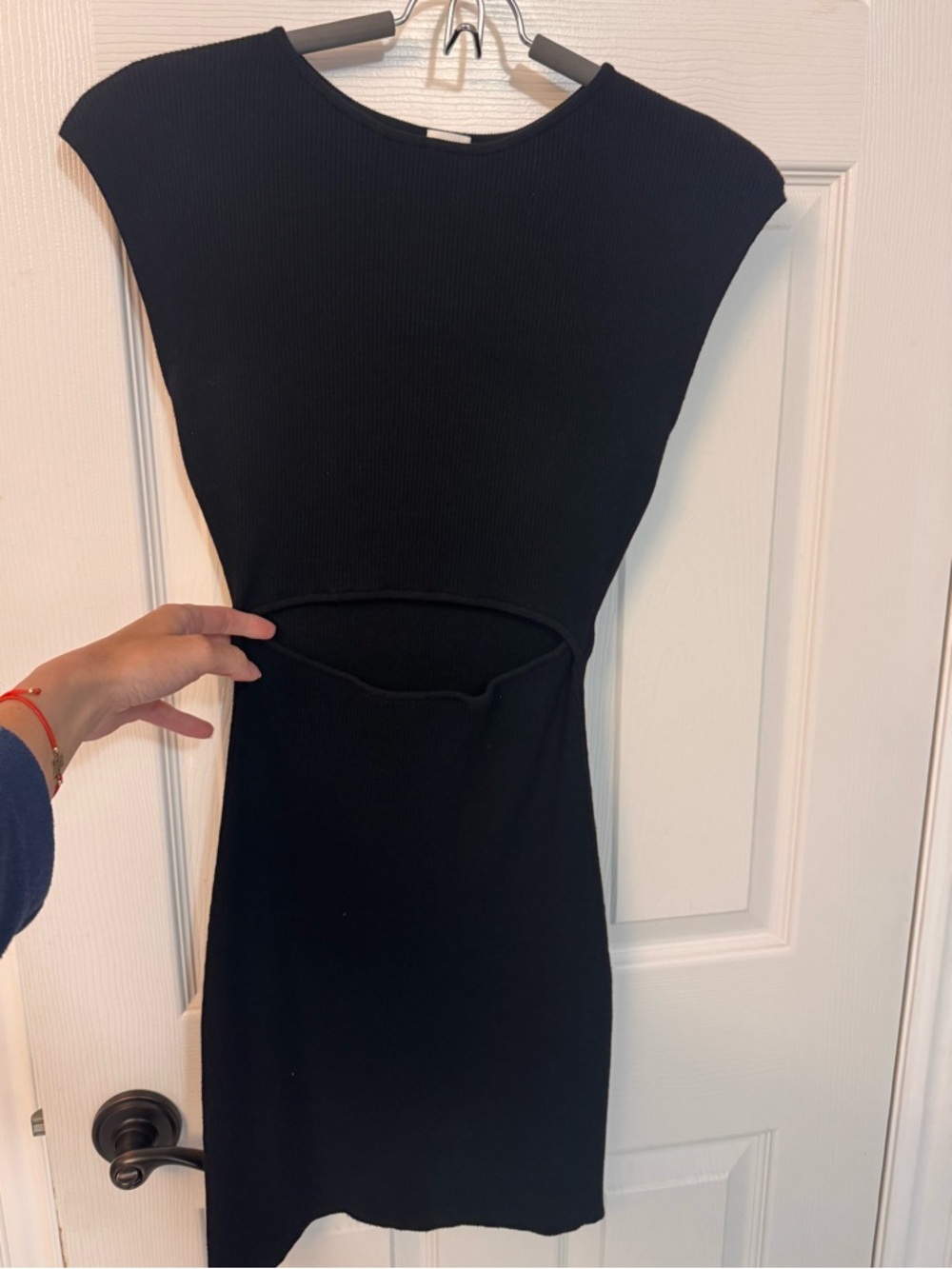 Wilfred Free cut out knit mini dress